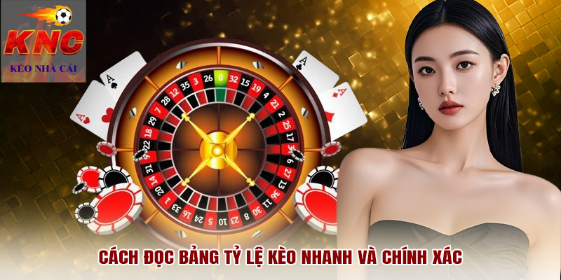 Cách đọc bảng tỷ lệ kèo nhanh và chính xác