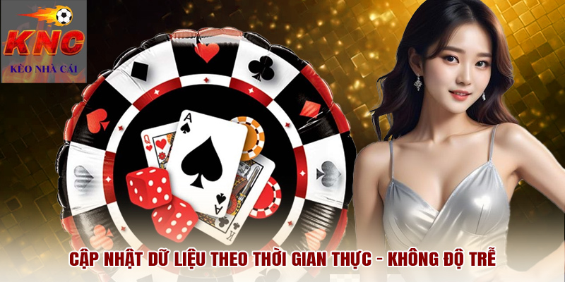 Cập nhật dữ liệu theo thời gian thực – không độ trễ