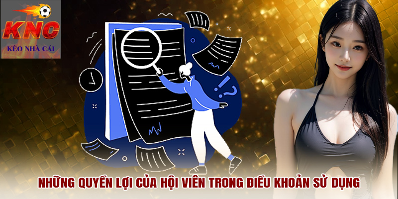 Những quyền lợi của hội viên trong điều khoản sử dụng